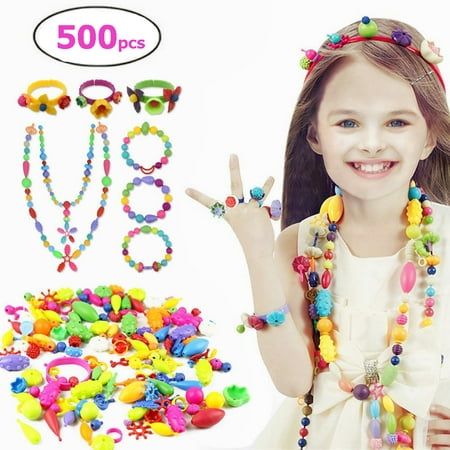 eKids Pop Beads Jewelry Making Kit for 4, 5, 6, 7 Year Old