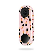 MightySkins NEHEL-Lipstick Pattern Skin for Nest Hello Video Doorbell - Lipstick Pattern