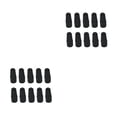 thumbnail image 3 of Wisewang 10 Pieces Bike Tire Caps Tyre Accessory Dustproof Cover Parts Valve Shell Solid Color Rim Stem Covers for Replacement Black 2Set, 3 of 6
