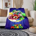 thumbnail image 3 of Manta con estampado de Super Mario, ligera, para sala de estar, dormitorio, habitación de niños, cálida, regalo de Navidad, 3 of 5