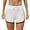 White, variant on Women's Stretch Fit Shorts 3 inch Hot Pockets Sports Yoga Home Running High Waist Casual Lightweight Short Fashion Basic Dailywear Clothe Comfy Inseam Running Gym Soft Shorts