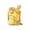 Yellow, variant on 2 in 1 Water Bottle - Split Compartment Dual Drink Tumbler with Straw for Gym Travel Office - 1 Pack