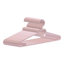 Unique Bargains Plastic Non-Slip Hangers for Clothing Coats 30 Packs Pink