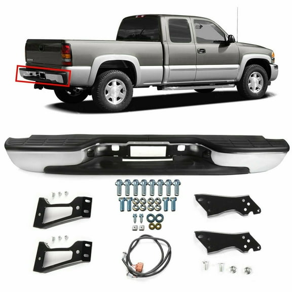 NEW For 1999 - 2005 2006 2007 CHEVY SILVERADO/GMC SIERRA 1500 CAR REAR BUMPER