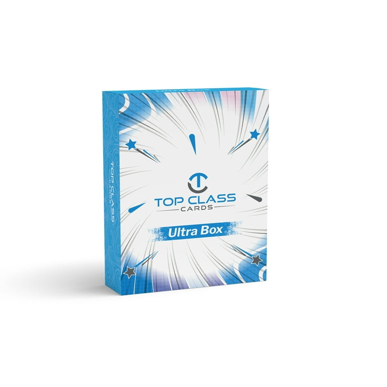 Top Class Cards | Ultra Box | 50 Cards | 5 Holos/Reverse Holos | 1 Ultra Rare Guaranteed | Compatible with Pokemon Cards Top Class Cards | Ultra Box | 50 Cards | 5 Holos/Reverse Holos | 1 Ultra Rare Guaranteed | Compatible with Pokemon Cards