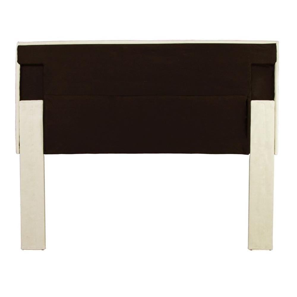 Furniture of America Hellan Fabric Upholstered Full/Queen Headboard in Ivory