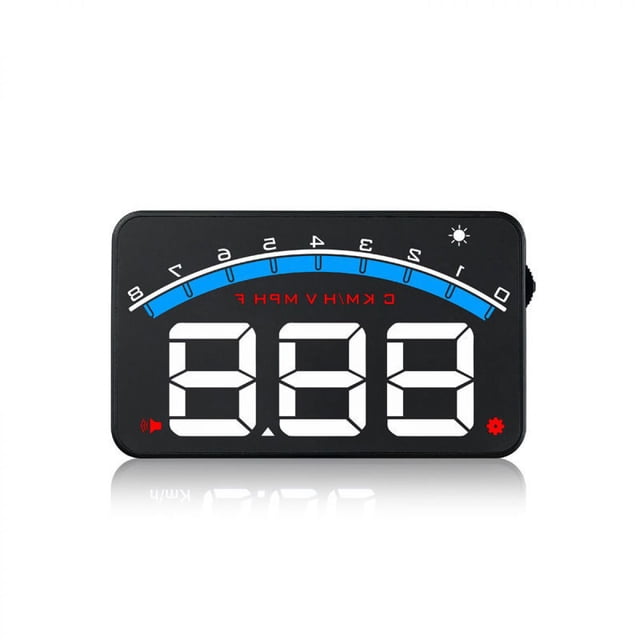 Pantalla HUD universal M6S para automóvil, velocímetro, tacómetro, voltaje de velocidad, proyector de pantalla LED para automóvil y camión, fácil de usar