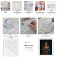 thumbnail image 3 of Paint By Numbers Kit for Adults Beginner - DIY Woman Candle Blue Gown Serenity Canvas Painting Kits for Adults, Frameless Paint By Number for Adults for Home Wall Decor 16x20 Inch, 3 of 7