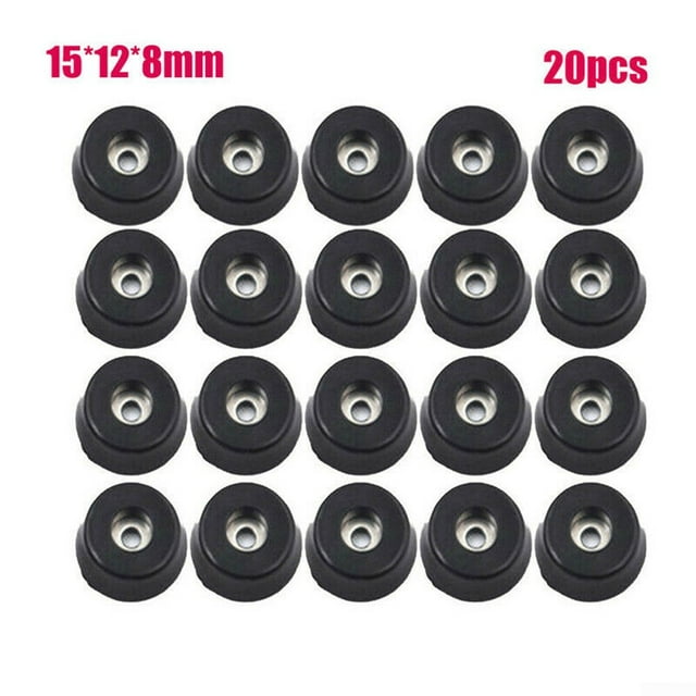 UHUSE 20pcs Rubber Table Chair Furniture Feet Leg Pads Tile Floor Protectors