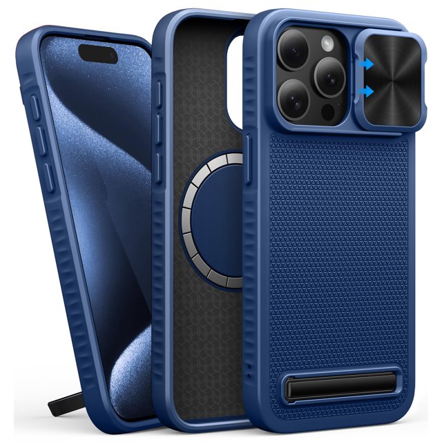 Funda magnética BXYJY para iPhone 15 Pro Max con soporte