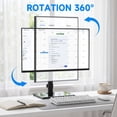 thumbnail image 2 of TAVR Furniture 360° Rotatable Table Top TV Stand for 17-35 inch TVs, Height Adjustable Tilt, Black, 2 of 10