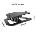 thumbnail image 3 of Yeacher Support de Haut-Parleur pour Echo Spectacle 2e, Support en Aluminium pour Echo Spectacle 2e Haut-Parleur Intelligent, Rotation Horizontale à 360, Support Inclinable avec Roulement Précis, Noir, 3 of 7