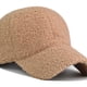 thumbnail image 2 of Qarigey Gorra de béisbol cómoda y elegante de piel sintética para invierno Gorras de béisbol de lana de cordero de invierno Sombreros blanquecino, 2 of 6