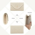 thumbnail image 3 of Straw Clutch Purses for Women Summer Pearl Evening Handbags Woven Envelope Shoulder Bag for Beach 2024, 3 of 6
