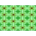 thumbnail image 1 of Ahgly Company Indoor Rectangle Patterned Emerald Green Area Rugs, 2' x 3', 1 of 6