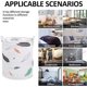 thumbnail image 3 of Xiao Hua Cesta de ropa plegable para dormitorio, impermeable, para baño, grande, para dormitorio universitario, guardarropa, sala de estar, guardería, organizador de juguetes., 3 of 4