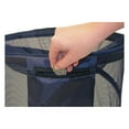 thumbnail image 3 of Redmon Pop up Mesh Hamper, Adjustable Shoulder Strap, Coin Pouch, Drawstring Closure, Navy, 3 of 3