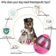 thumbnail image 2 of Treat Red Ball Dog Toy For Pet Increases Iq Interactive Food Dispensing Ball, 2 of 3