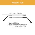 thumbnail image 4 of icolorfuled 1 Pair Comfortable Fit Replacement Spectacle Arms for Adults Daily Use, 4 of 7