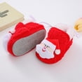 thumbnail image 5 of HCNTES Kids Toddler Slippers Baby Girls Boys Cute Design House Shoes Non Slip Warm Soft Fall Winter Fuzzy Indoor Slipper(A01-Red,4.5), 5 of 7