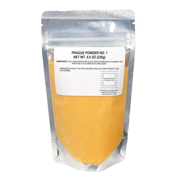 Prague Powder Number 1, 8 Ounce Bag, Curing Salt, Hampton Distribution
