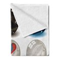 thumbnail image 2 of Pearls Soft Flannel Fleece Blanket, Composition of Different Marbles with Glass and Porcelain Materials Like Bubbles Artwork, Cozy Plush for Indoor and Outdoor Use, 60" x 80", Multi, by Ambesonne, 2 of 5