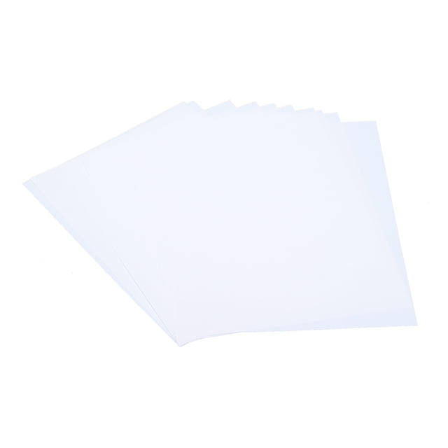 OTVIAP Film Rétractable DIY, Feuille Rétractable, 10 Pcs Feuille Rétractable BOPS Film Rétractable Double Face Accessoires d'Impression Peints à la Main