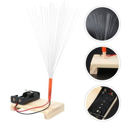 Colorful LED Fiber Optic Light DIY Battery Operated Plastic and Wood Toy for Lighting Multi 2 * AA