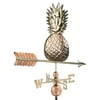 Good Directions Pineapple Weathervane, Pure Copper - 27"L