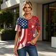 thumbnail image 5 of 250th Anniversary Usa Shirt Women Casual Short Sleeve Tshirts Fashion 250 Year American Anniversary Shirt, 5 of 6