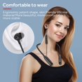 thumbnail image 4 of Auriculares Bluetooth con banda para el cuello Xmenha alrededor del cuello, 4 of 7