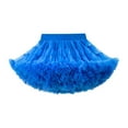 thumbnail image 1 of EnJoCho Tutu Skirt For Girls Toddler Thick And Fluff𝗒 Girls' Skirt Ruffle Ruffled Girls' Gr𝖺dient Skirt Daily School Festival Wear Birthday Outfits For Girls, 1 of 4
