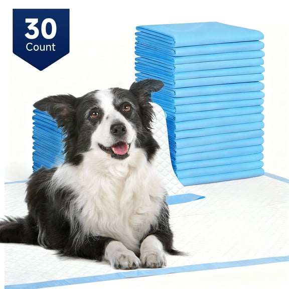 Woonono Puppy Pads Training Pads,Super Absorbent,XL,23"X 30",30 Count Disposable Dog Pee Pads