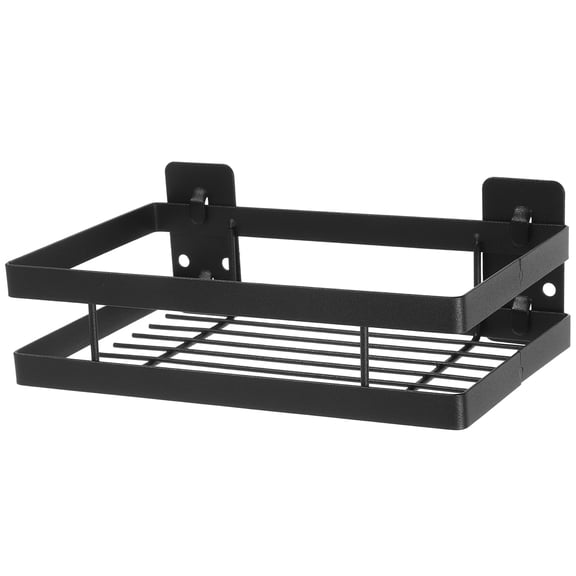 FRCOLOR Wall Shelves Wall-mounted Storage Rack 20.20X12.00X5.00CM Black