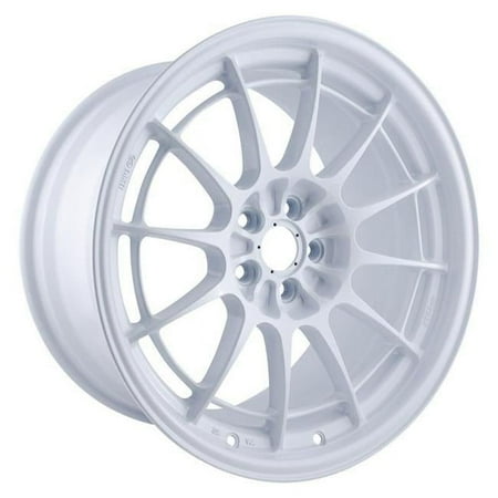 18 x 9.5, 5 x 114.3 Bolt Pattern 40 mm Offset 72.6 mm Bore NT03-M Vanquish White Wheel