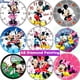 thumbnail image 2 of Disney-bordado de diamantes de Mickey y Minnie, bordado de diamantes cuadrados completos, punto de cruz pintado, regalo hecho a mano para niños, 2 of 4