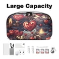 thumbnail image 3 of Hearts Battle Digital Bag with Oxford Fabric, Waterproof and Protective, 5.9x9.44x3.14 in, for Hard Drive Bags, Storage Box, Cord Travel Organizer, Cable Organizer Bag, 3 of 6
