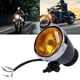 thumbnail image 3 of Lámpara 12V 4in Retro Motocicleta Faro Redondo Negro Carcasa Lente Amarilla Universal Para Todas Las Motos Vintage, 3 of 7
