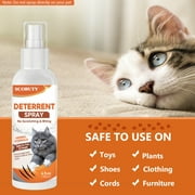Cat Spray Deterrent, 120ml Anti Scratch Cat Training Spray, Indoor & Outdoor Use