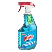 Windex Glass, Window, and Mirror Cleaner, Original Blue, Spray Bottle, 23 fl oz
