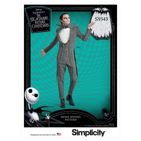 Simplicity Mens Costume and Knit Face Mask-44-46-48-50-52