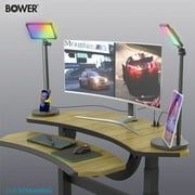 Bower 8 Creator LED RGB Light Kit 2-Pack w/ 32 Extendable Aluminum Stands , Perfect for Content Creation