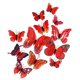 thumbnail image 4 of 12 piezas 3D estéreo de doble capa simulación mariposa creativa hogar sala de estar, 4 of 4