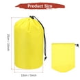 thumbnail image 3 of Uxcell 1-Pack Stuff Sack, 5 x 10 Inch Waterproof Storage Sacks Drawstring Ultralight for Backpacking [Yellow], 3 of 8