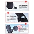 thumbnail image 3 of Aellinatey Waterproof Touchscreens Ski Mittens Gloves for Men Women,Winter Snow Gloves, 3 of 15