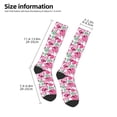 thumbnail image 5 of Haiem Flamingo Socks, Funny Novelty Crazy Design Cotton Socks Sports Socks Knee High Socks For Men, Women,1Pairs - Gift For Working Friends, 5 of 9