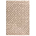 thumbnail image 3 of Unique Loom Ruth Trellis Shag Rug ,Rectangle,6' 1" x 9' 0" Light Brown Modern Trellis Living Room Bed Room Dining Room, 3 of 5