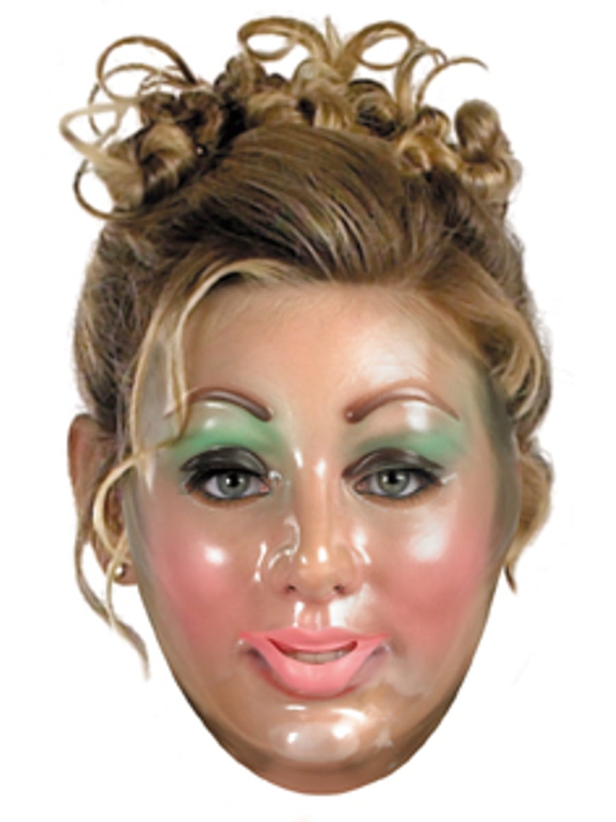 Plastic Young Female Transparent Mask Halloween Accessory - Walmart.com