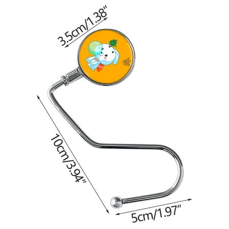 

Coat Hanger Organization and Storage Removable Hook Desk Hook Hanging Bag Hook Student-Free Punching Children S Bag Hook Desktop Hook Portable Side Desk Bag Edge Hook