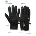 thumbnail image 4 of Deago Winter Warm Gloves for Men Women Waterproof Touchscreen Non-Slip Thermal Gloves for Driving Cycling Skating (Black, XL), 4 of 10
